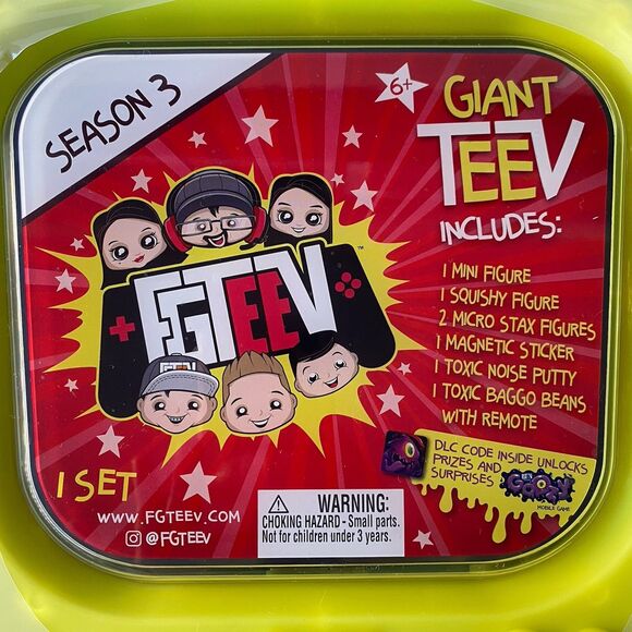 FGTeeV Green Giant TV Mystery Pack Series 3 Collectable Mystery Figures New! - Picture 2 of 5